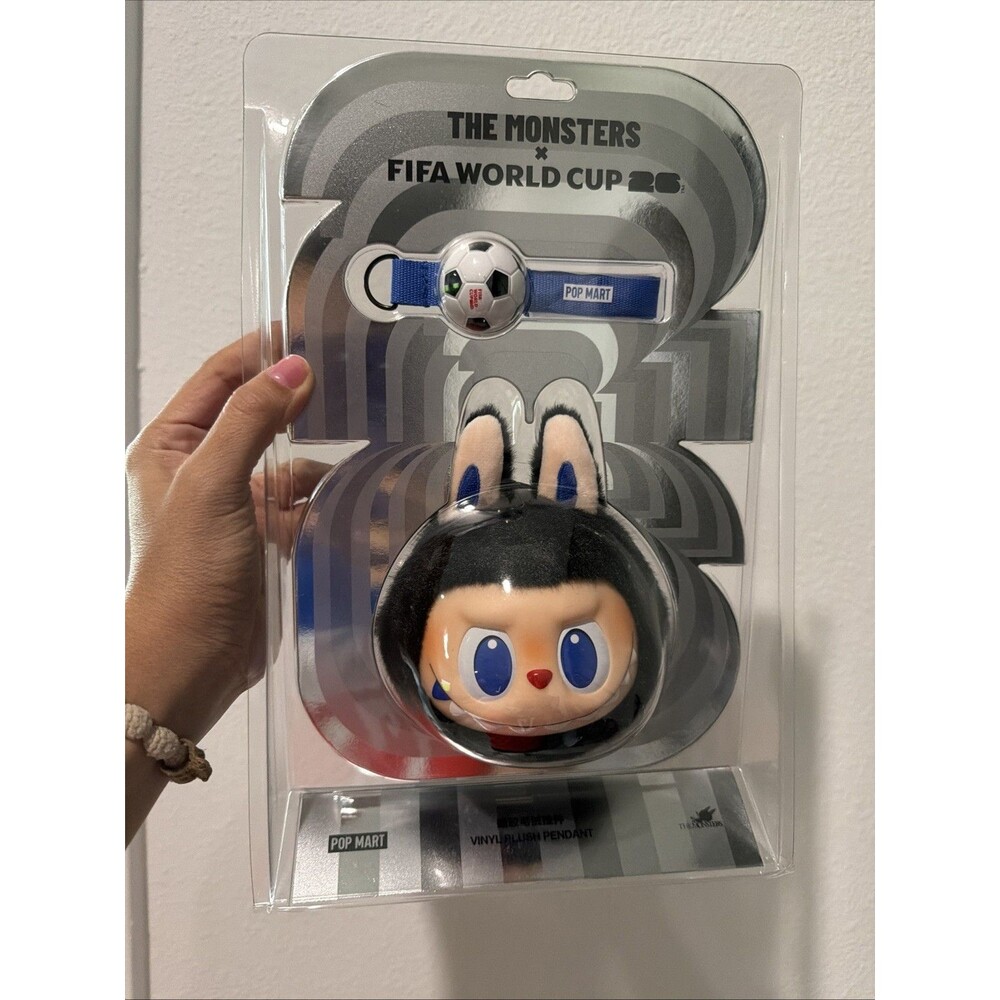 PopMart Monsters Labubu FIFA World Cup Plush Doll Pendant 2026